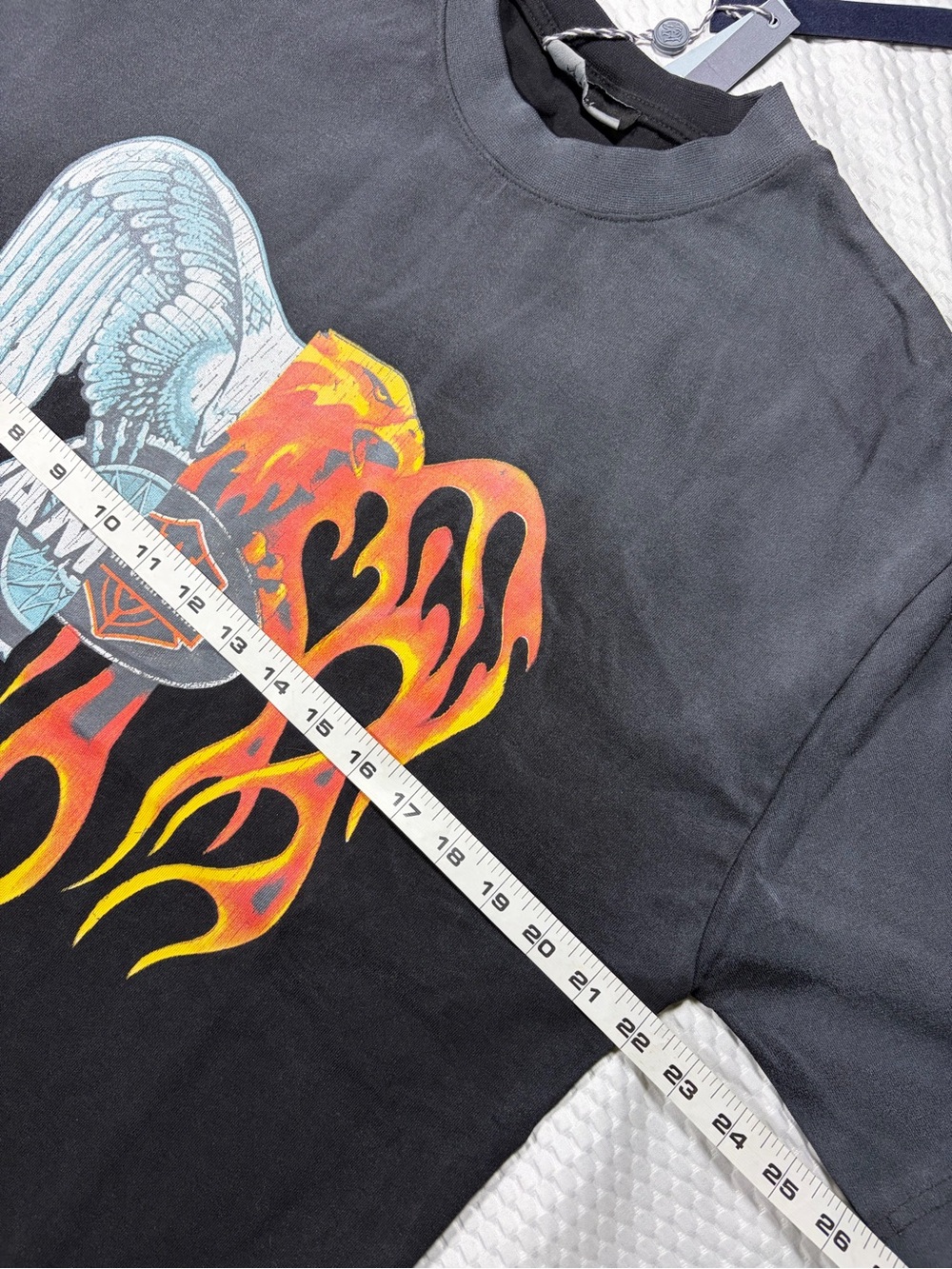 AMIRI Men's Medium Oversized Graphic T-Shirt Vintage Faded
Wash Flame Eagle - Picture 4 of 4